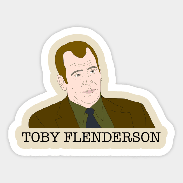 Toby Flenderson Sticker by VideoNasties